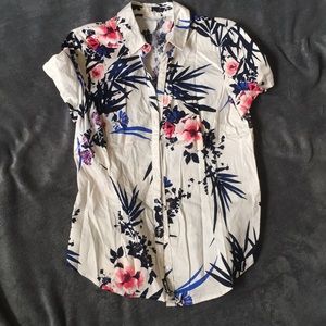 Hawaiian inspired button down
